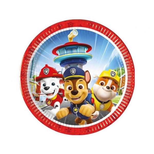 Papptallerkener, Paw patrol filmen - 8 stk