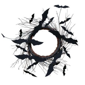 Krans, 30cm - kvister og flaggermus