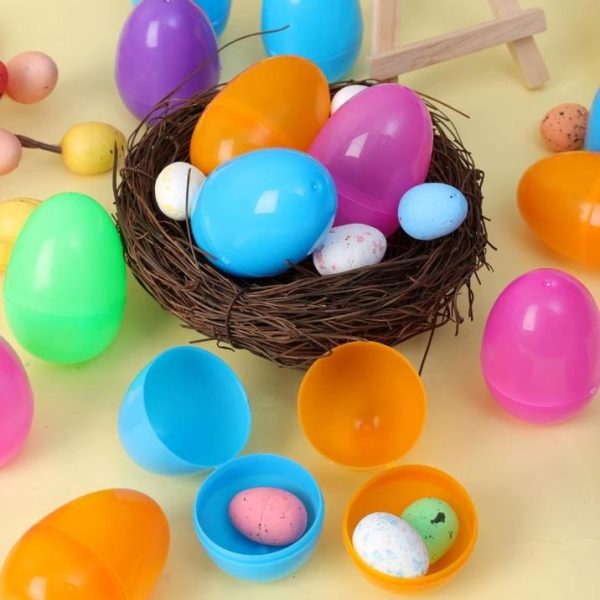 Egg til påskeeggjakt, fargemiks - 6 stk