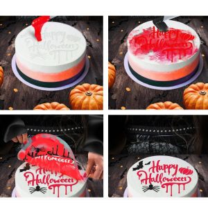 Kakestensil, 25 cm - Happy Halloween