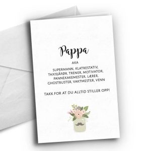 Kort - Pappa