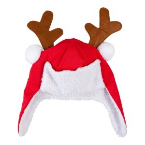 Julenissehatt med reinsdyrhorn