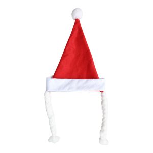 Nisselue med fletter