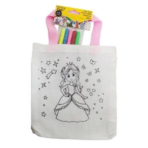 Gjenbruksnett med tekstiltusjer - Prinsesse