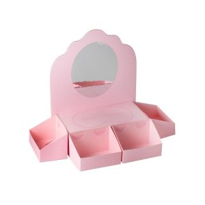 Snacksstasjon med speil - Rosa