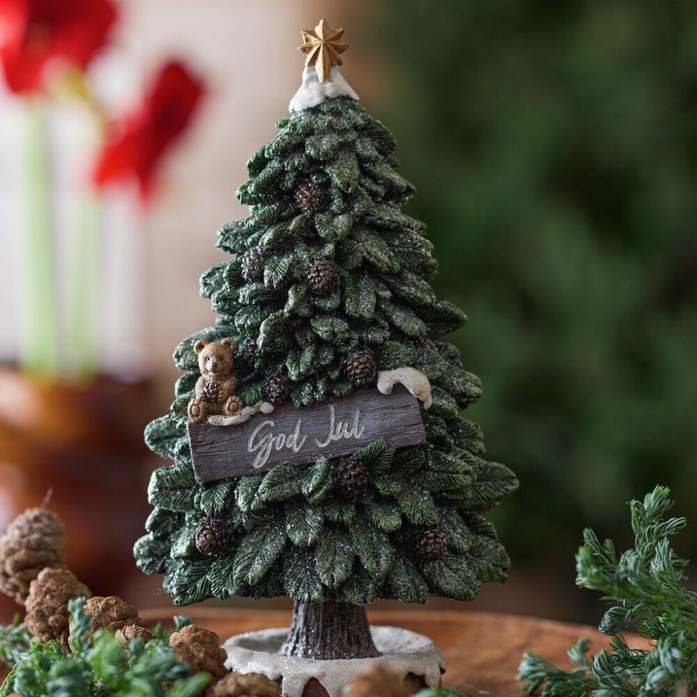 Juletre, 24 cm - God jul
