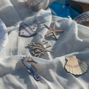 Bordpynt treverk, under havet - 10 stk