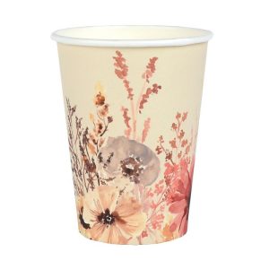 Pappkopper, bohemske blomster – 10 stk