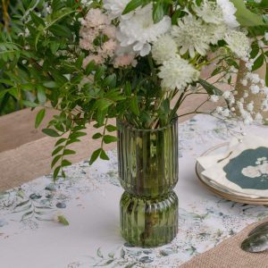 Liten vase, sylinder - grønn