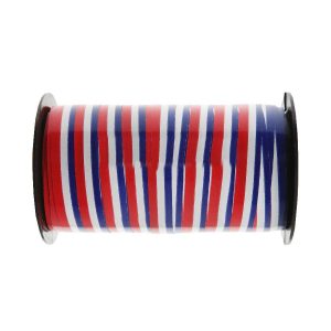 Gavebånd rødt, hvitt og blått - 50 meter