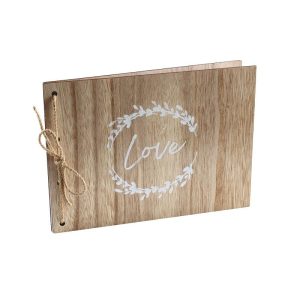 Gjestebok treverk - Love