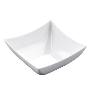 Tapas skåler Firkantet, hvit - 25 stk