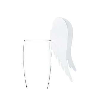 Bordkort englevinger - 10 stk