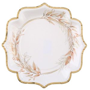 Papptallerkener, Blader – 10 stk