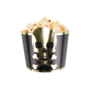 Snacksbeger rund, pirat - 8 stk