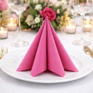 Servietter middag eksklusiv, candy pink - 20 stk