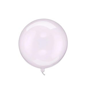Bobleballong, gjennomsiktig lilla - 40 cm