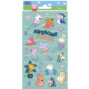 Klistremerker med glitter - Peppa Gris