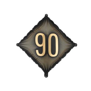 Folieballong diamant - 90 år