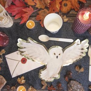 Papptallerkener, Ugle - 8 stk