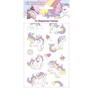 Midlertidige tatoveringer - Søte enhjørninger