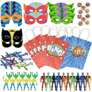 Superheltbursdag 10 poser og fyll - 60 deler