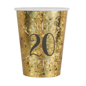 Pappkopper gull, 20 år – 10 stk