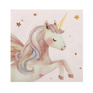 Servietter, magisk enhjørning - 12 stk