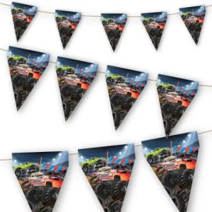 Flaggbanner, Monstertruck - 3m