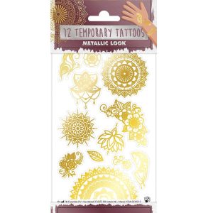 Midlertidige tatoveringer - Gullmønster
