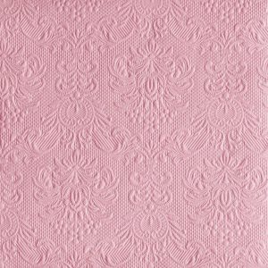 Servietter kaffe, elegance pastell rose – 15 stk