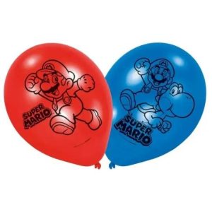 Ballonger, Super Mario - 6 stk