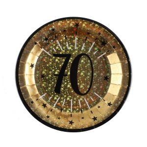 Papptallerkener, 70 år – 10 stk