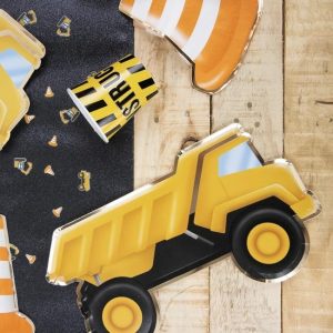 Papptallerkener, Lastebiler - 8 stk