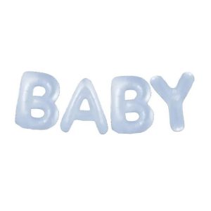 Folieballonger, Baby - Dus blå