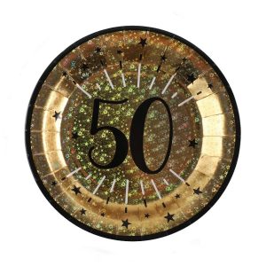 Papptallerkener, 50 år – 10 stk