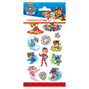 Midlertidige tatoveringer - Paw Patrol klar for action