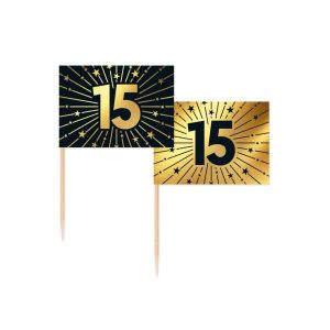 Cocktailpinner, 15 år - 50 stk