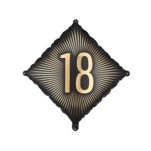 Folieballong diamant - 18 år