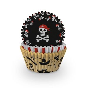 Cupcakeformer, piratmiks – 75 stk