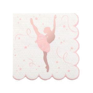 Servietter lunsj, ballerina – 20 stk