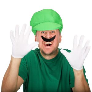Rørlegger hatt og hansker - Grønn