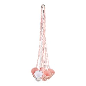 Shotteglass, bride to be - Rosa og hvit