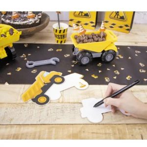 Invitasjoner bursdag, Lastebiler - 8 stk