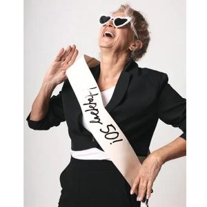 Bursdagsbånd - Happy 50!