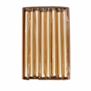 Kronelys, 1 stk - Metallic gull