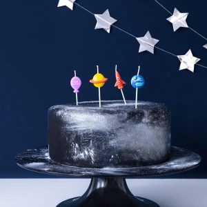 Kakelys verdensrommet - 4 stk