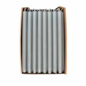 Kronelys, 1 stk - Grå