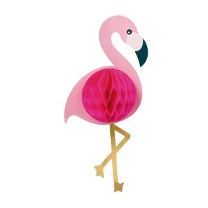 Honeycomb, flamingo - 52x24 cm