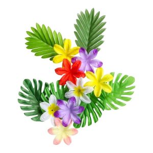 Hawaiisett - Blomster og løv